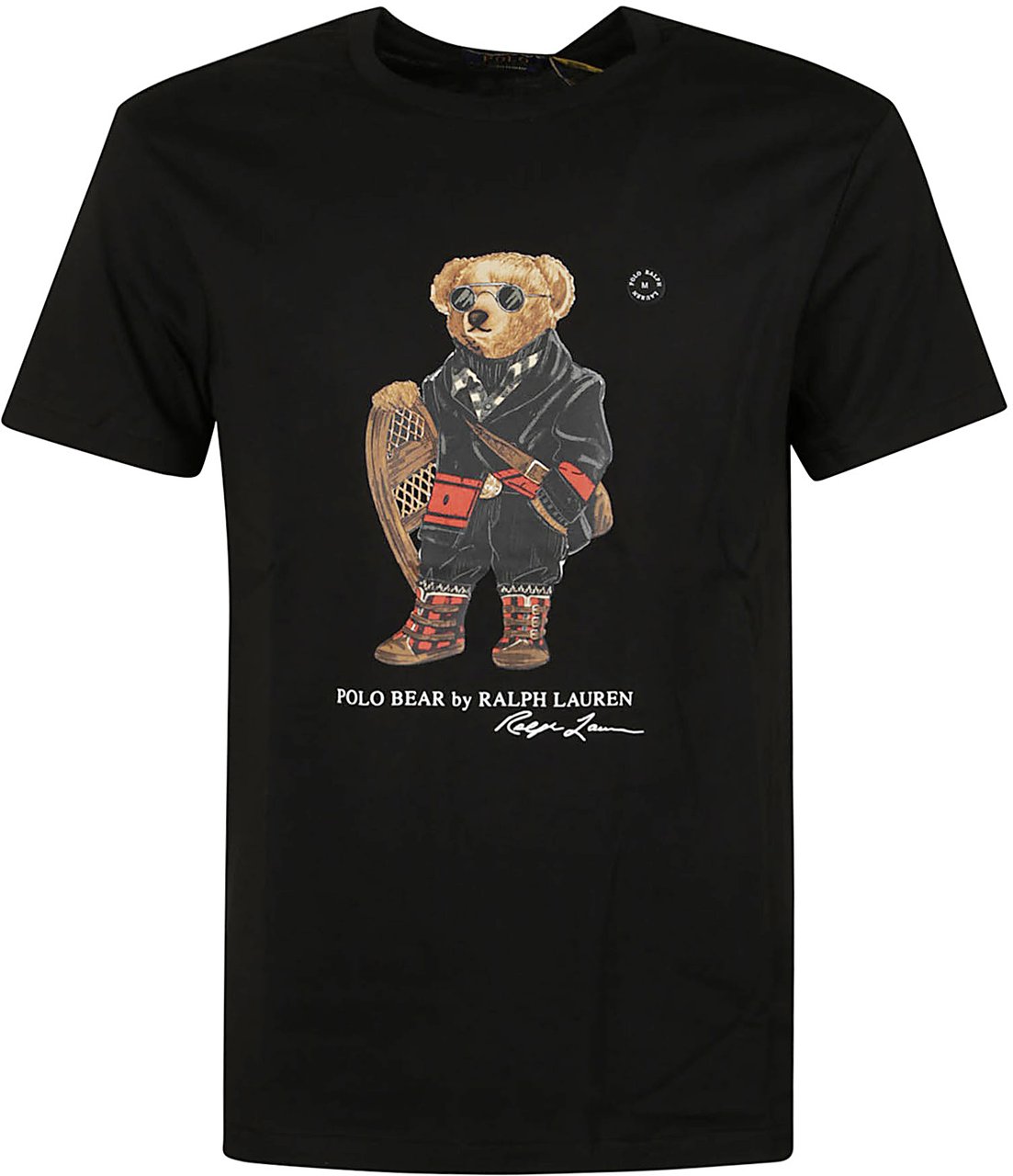 Ralph Lauren Bear T-shirt Black Zwart