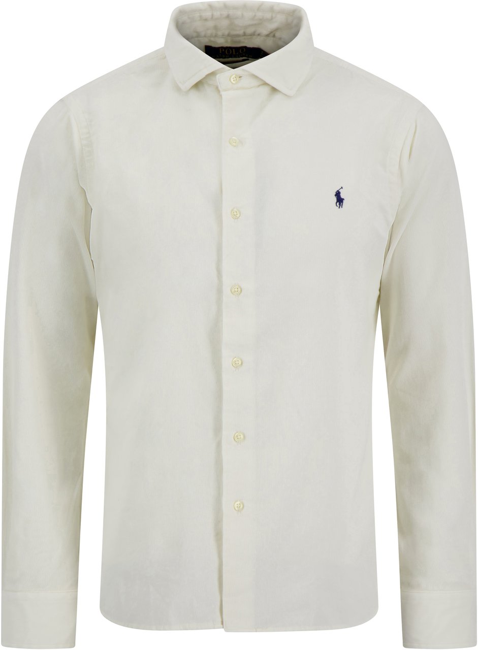Ralph Lauren Polo   Overhemd Wit Wit