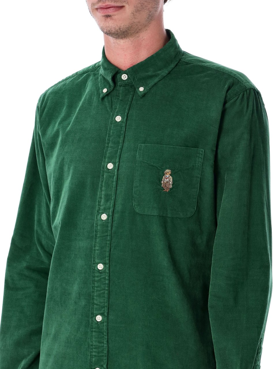 Ralph Lauren Velluto Shirt New Forest Groen