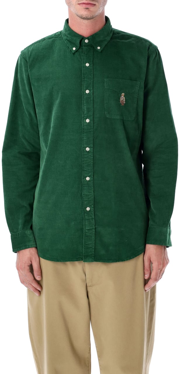 Ralph Lauren Velluto Shirt New Forest Groen