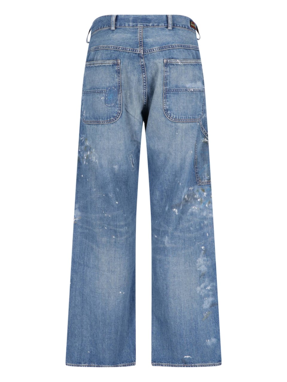 Ralph Lauren Blue Straight-Leg Traditional Denim Jeans Blauw
