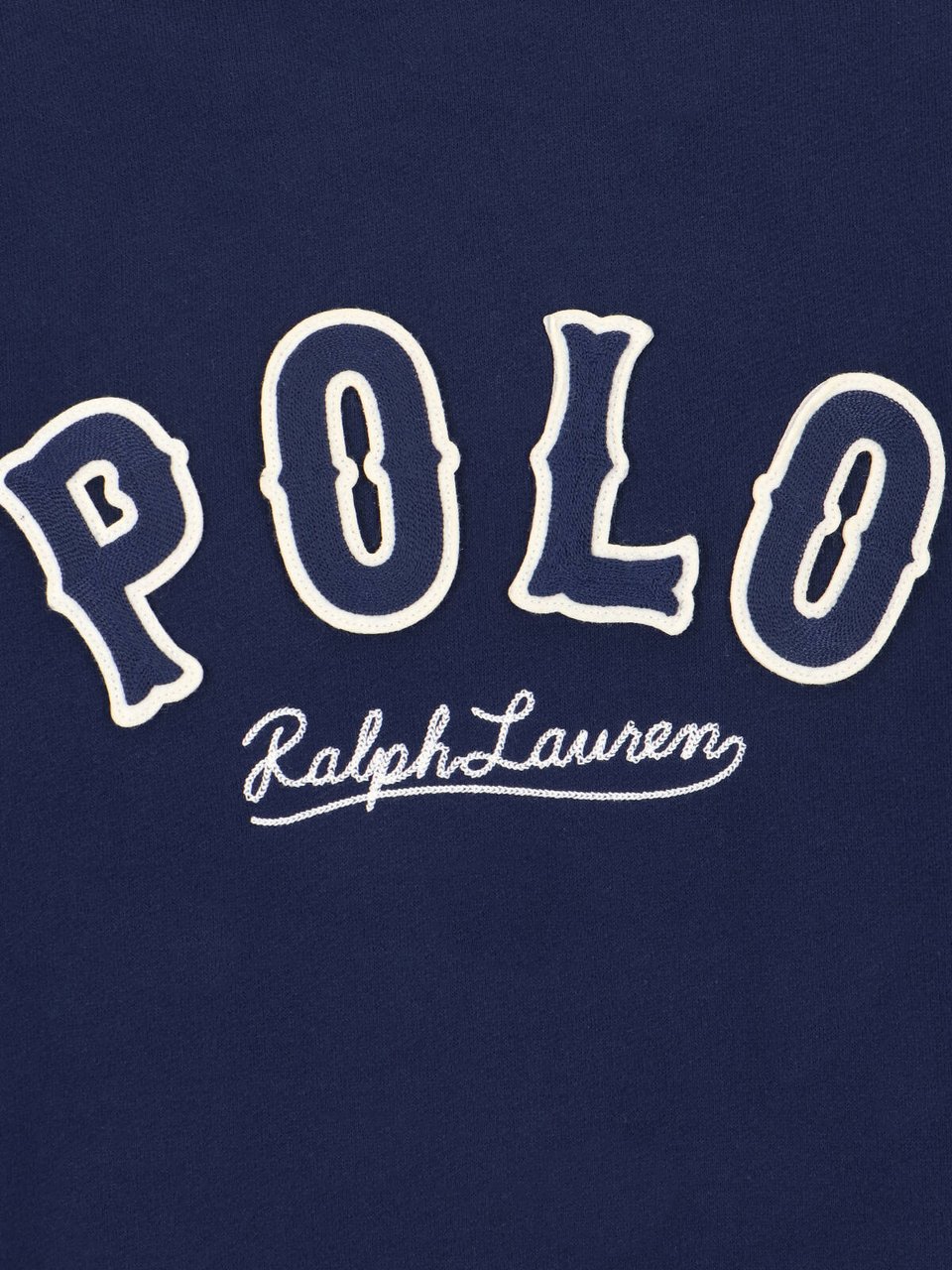 Ralph Lauren Timeless Knit Hooded Sweatshirt With Ribbed Cuffs Neutraal