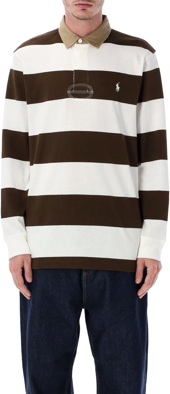 Ralph Lauren Rugby Polo Dk Brown Bruin