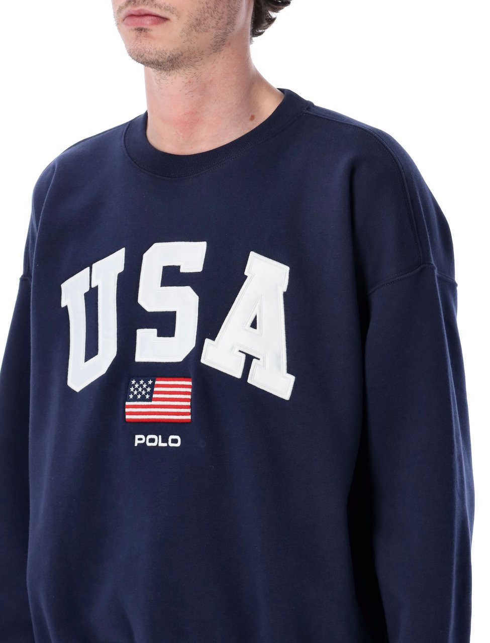 Ralph Lauren Knit-Pullover-Sweatshirt Blue Blauw