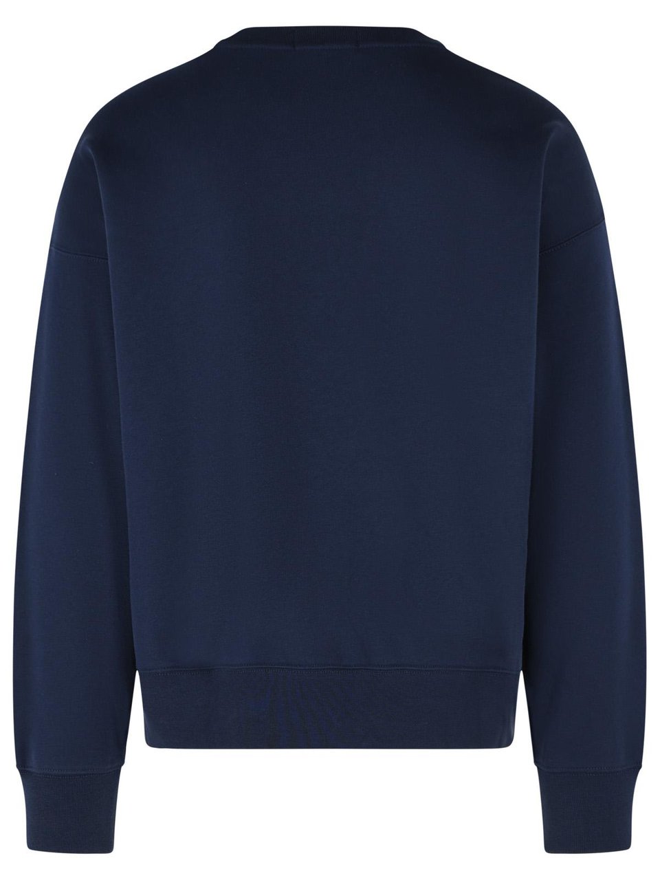 Ralph Lauren Navy Cotton Blend Sweater Zwart