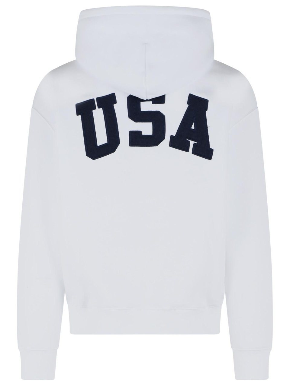 Ralph Lauren White Cotton Blend Sweatshirt Wit