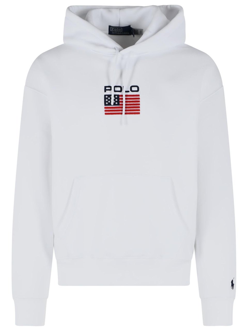 Ralph Lauren White Cotton Blend Sweatshirt Wit