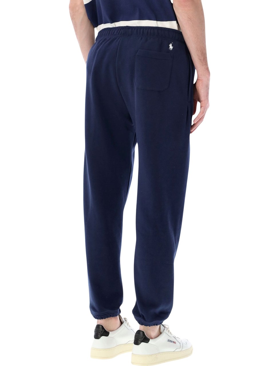 Ralph Lauren Knit-Banded Sweatpant-Pants Blue Blauw