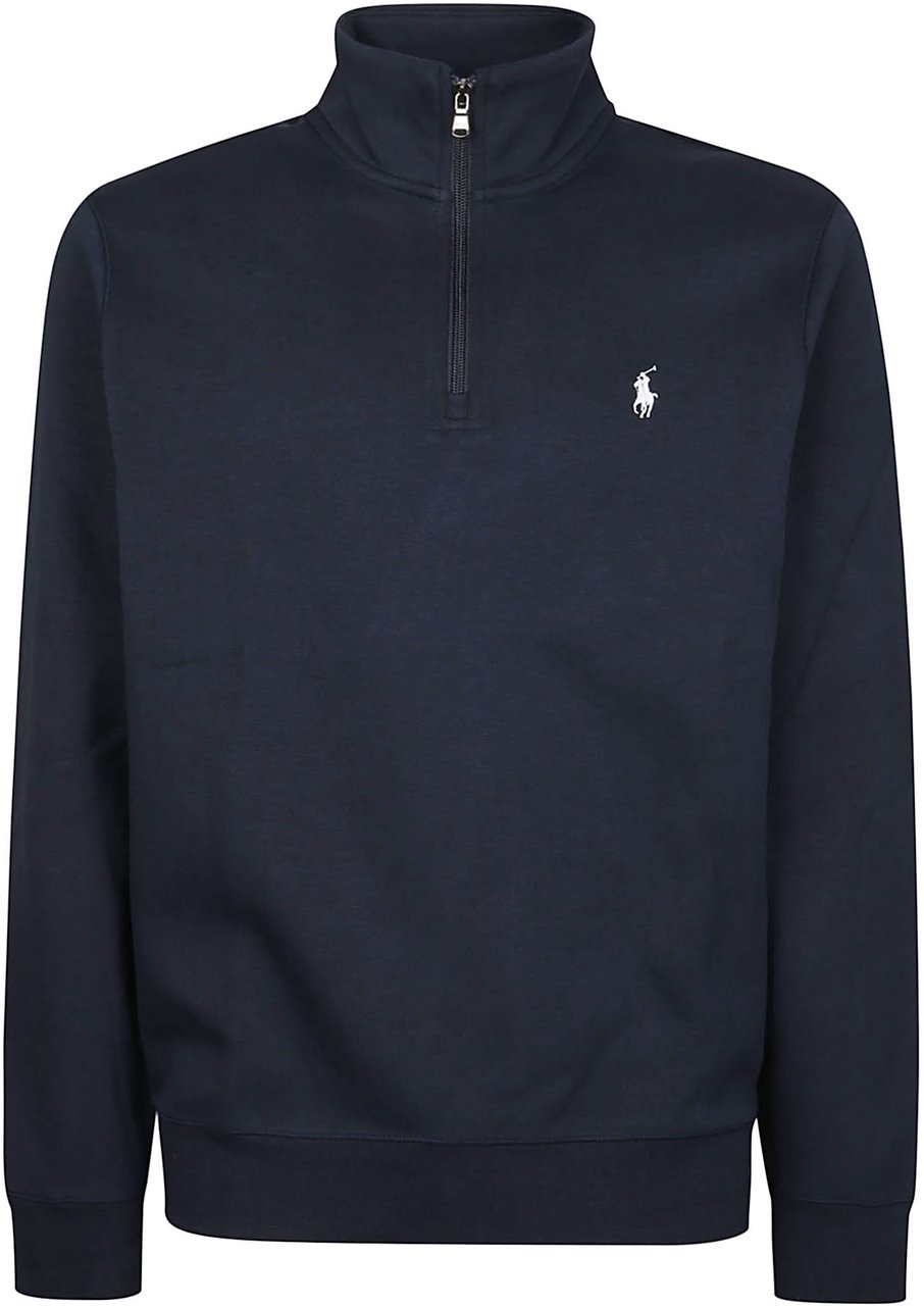 Ralph Lauren Half Zip Sweatshirt Blue Blauw