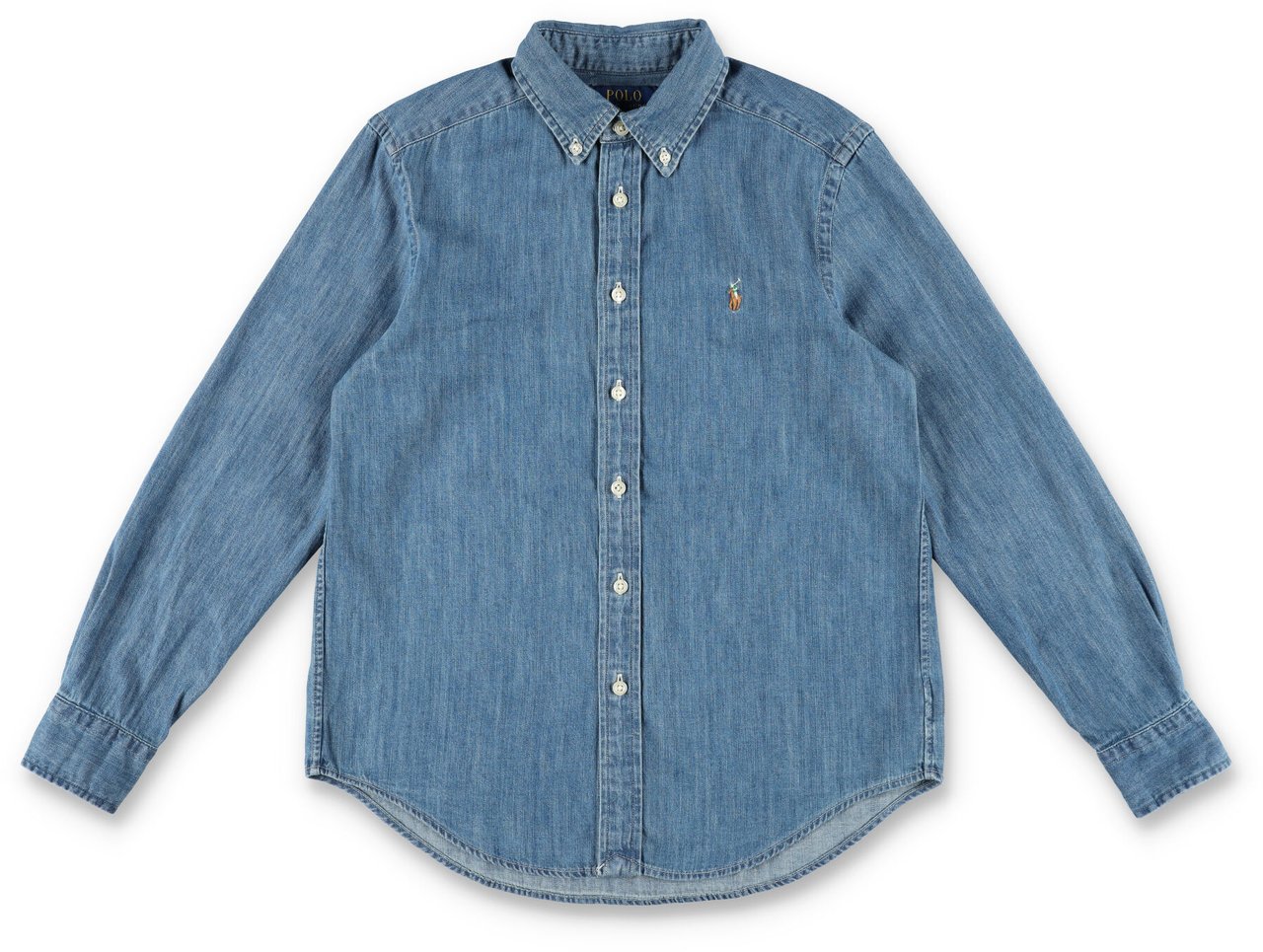 Ralph Lauren Shirt Denim Blauw
