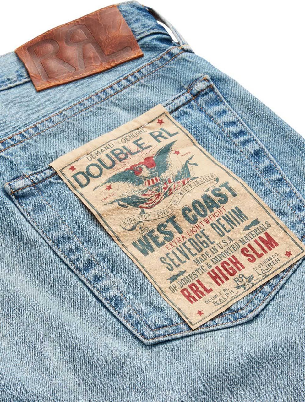 Ralph Lauren Jeans Clear Blue Blauw