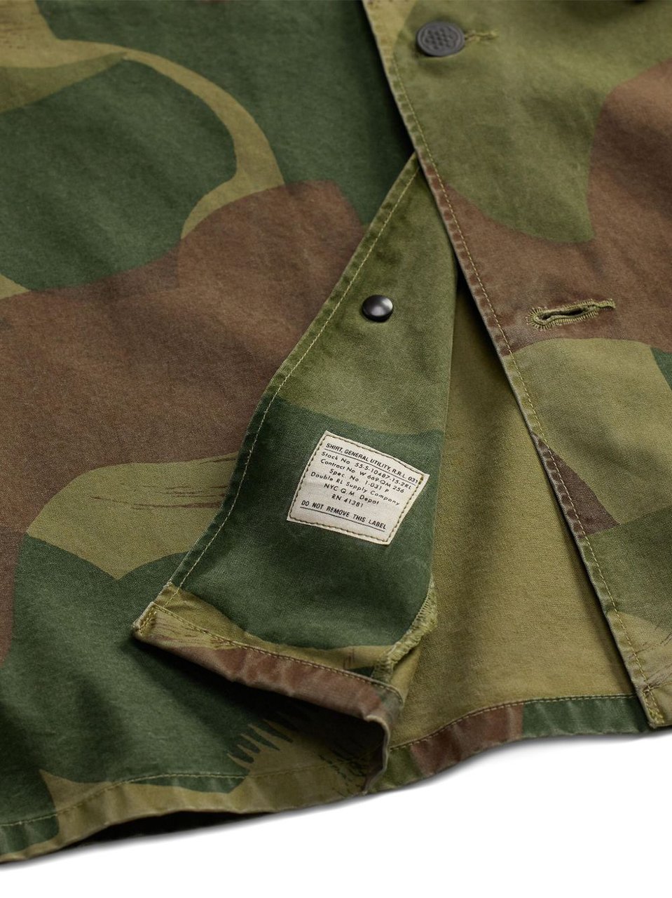 Ralph Lauren Shirts Military Green Donkergroen