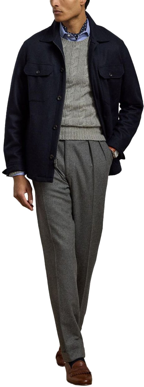 Ralph Lauren Coats Blue Blauw
