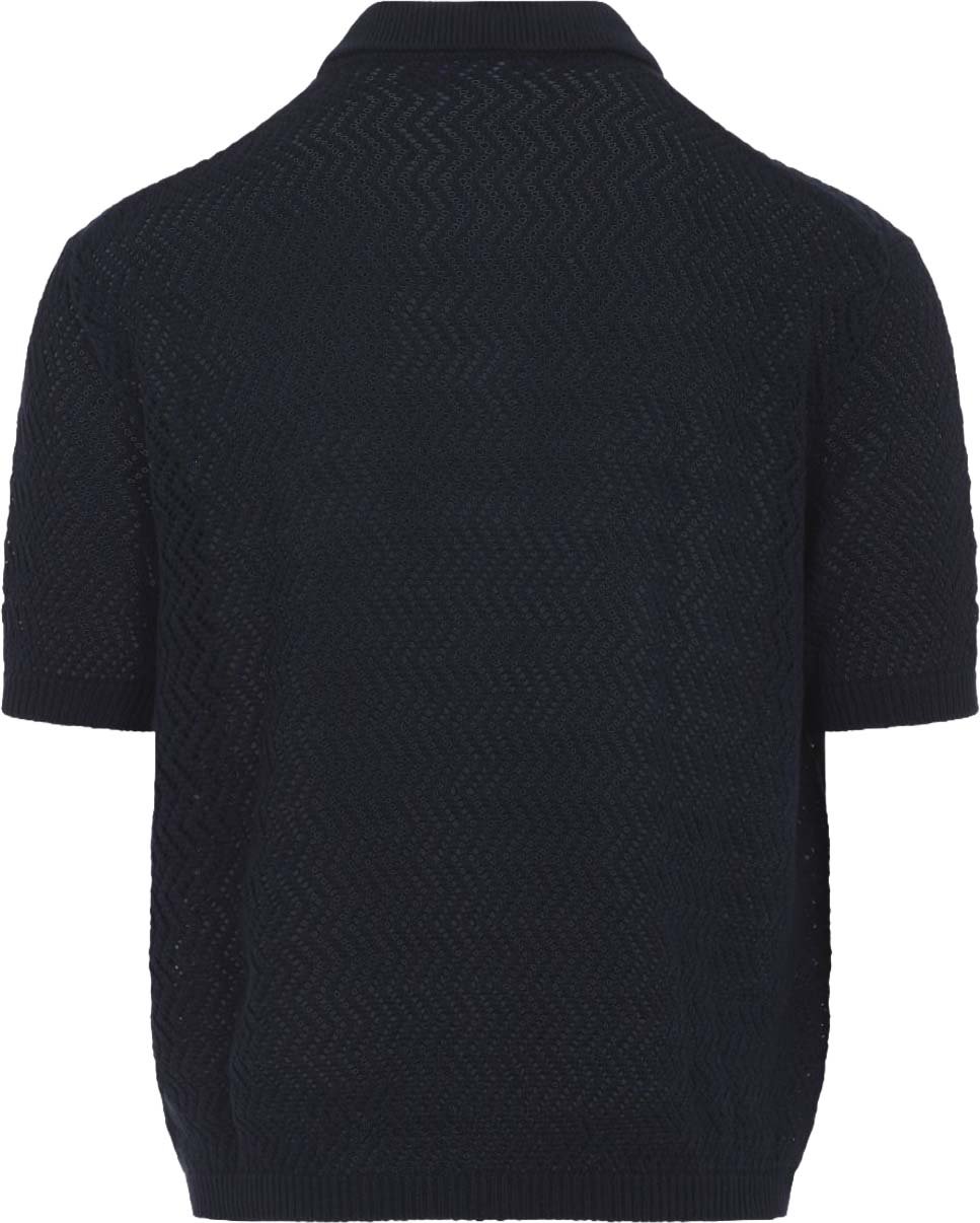 Ralph Lauren Purple Label Short Sleeves Polo Cardigan Divers
