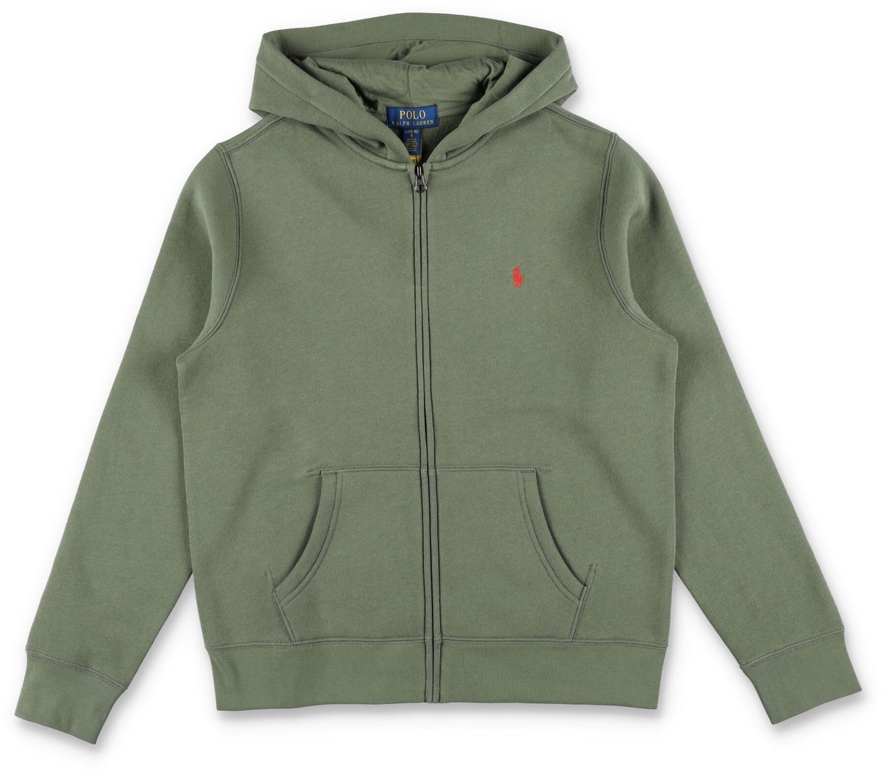 Ralph Lauren Fleece Zip Hoodie Verde Groen