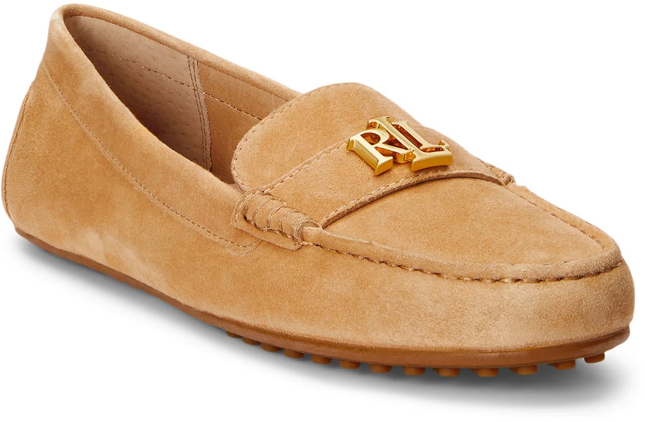 Ralph Lauren Flat Shoes Natural Beige