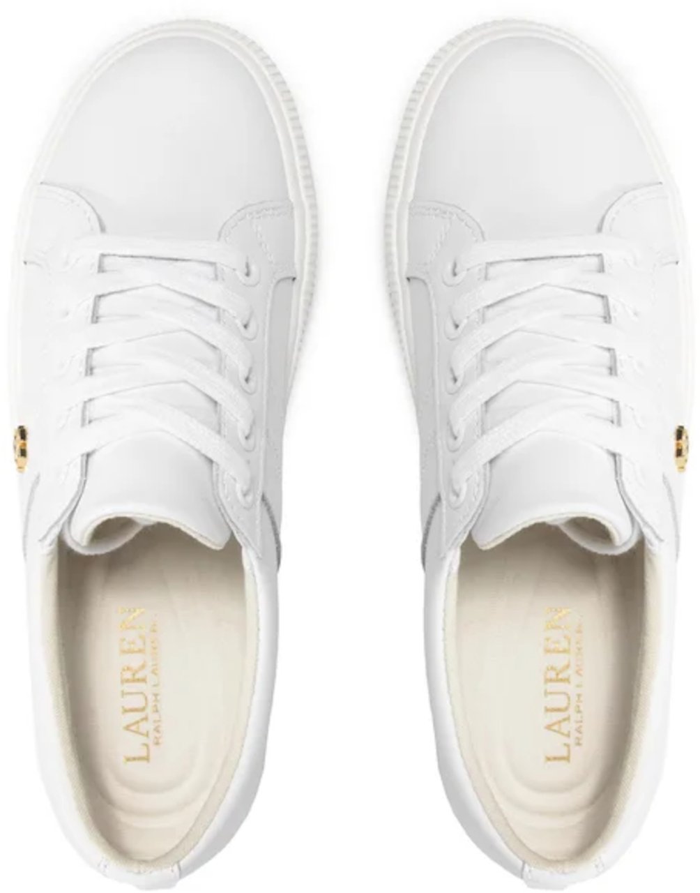 Ralph Lauren Sneakers Spotted Wit