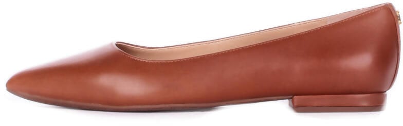 Ralph Lauren Flat Shoes Camel Beige