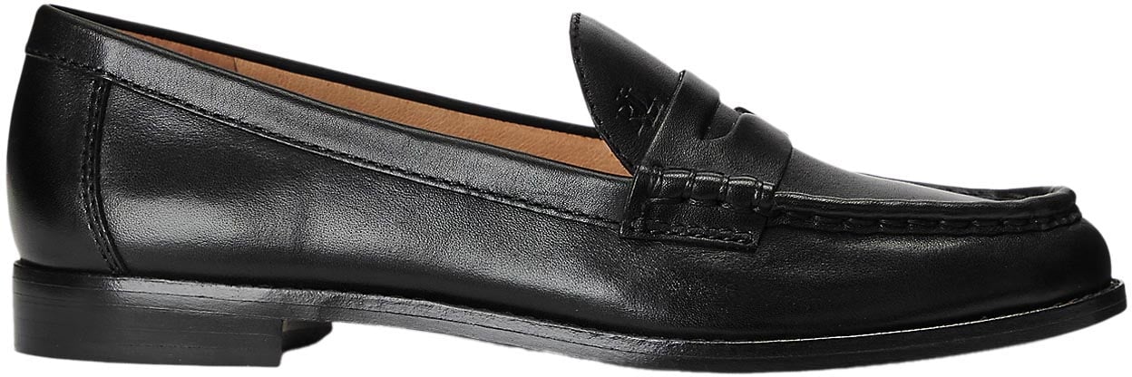 Ralph Lauren Flat Shoes Black Zwart