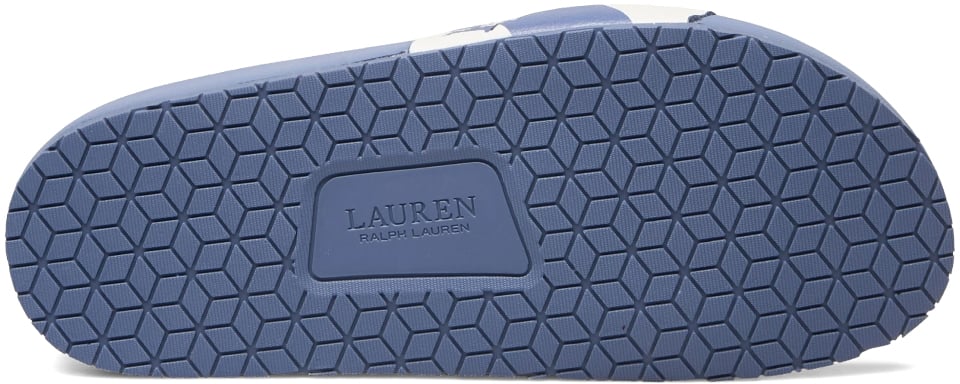 Ralph Lauren Audrina Logo Slides Sandals Blauw