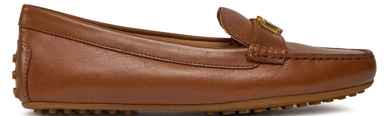 Ralph Lauren Flat Shoes Brown Bruin