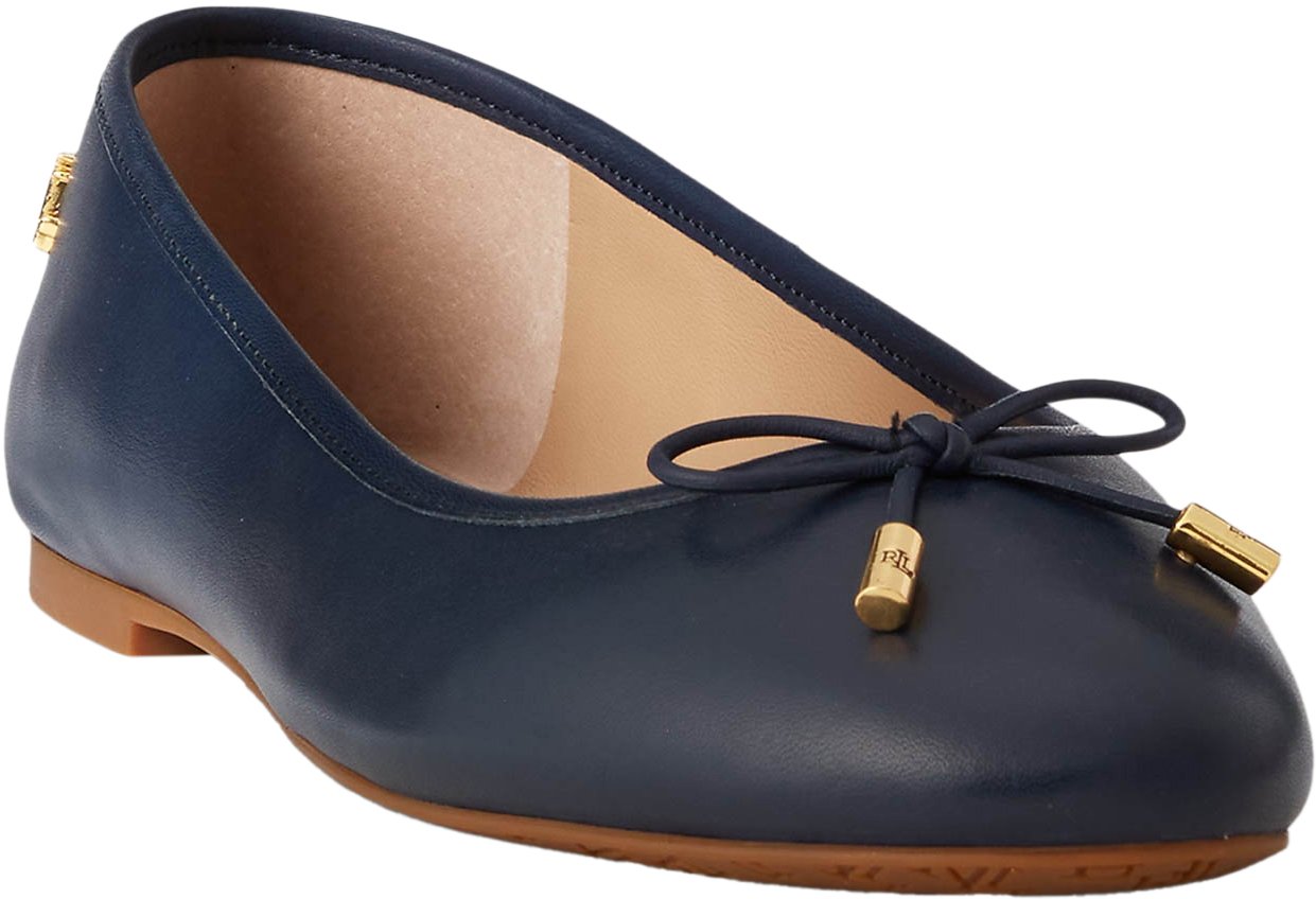 Ralph Lauren Flat Shoes Refined Navy Blauw