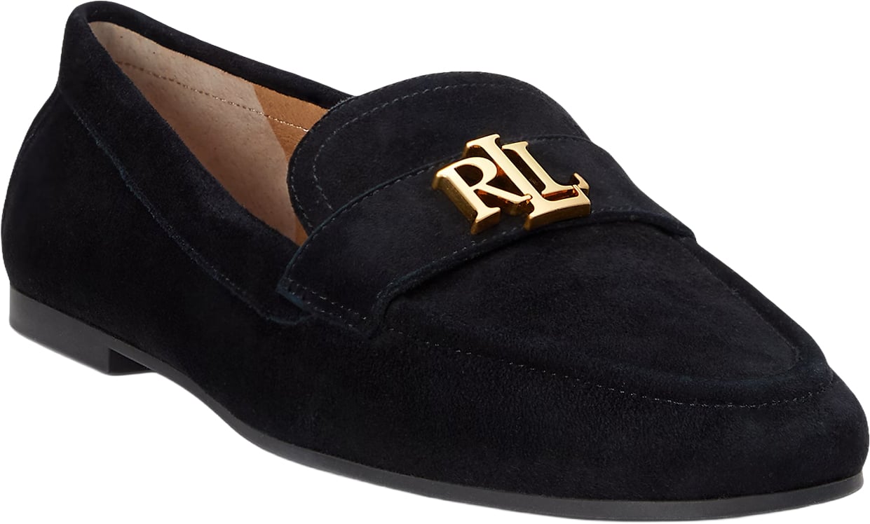 Ralph Lauren Flat Shoes Black Zwart
