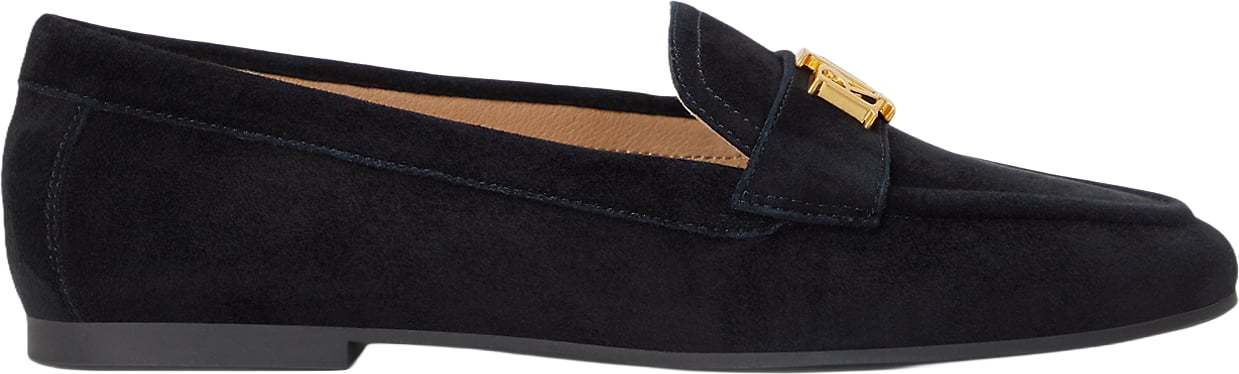Ralph Lauren Flat Shoes Black Zwart