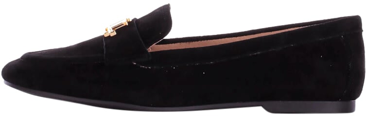 Ralph Lauren Flat Shoes Black Zwart
