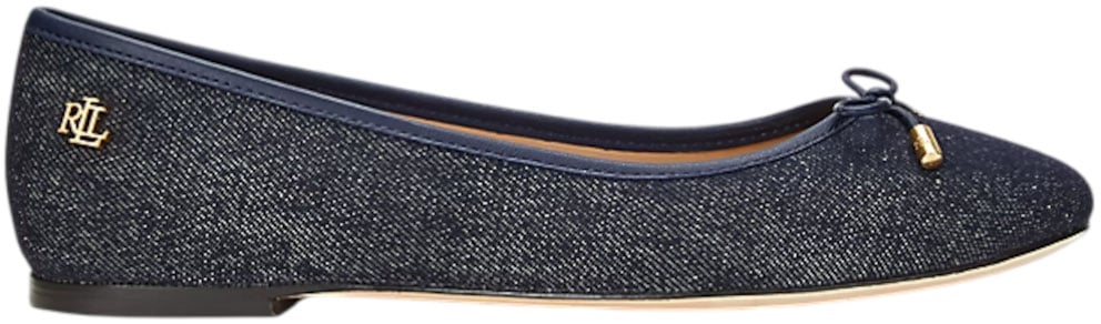 Ralph Lauren Flat Shoes Dark Denim Blauw