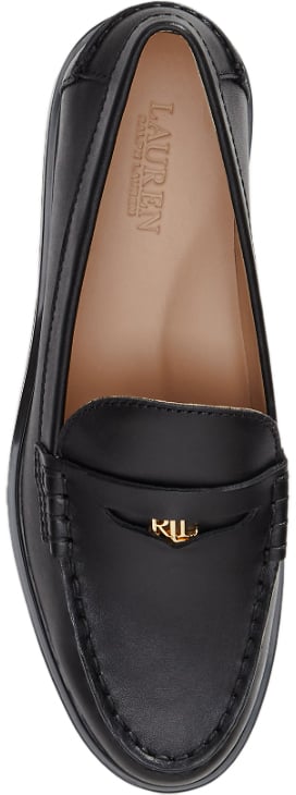Ralph Lauren Flat Shoes Black Zwart