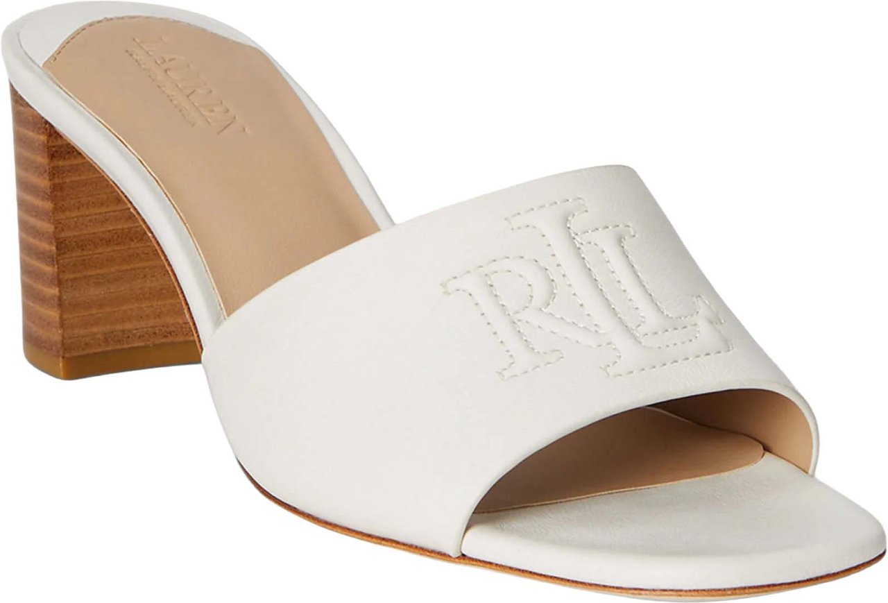 Ralph Lauren Sandals Spotted Wit