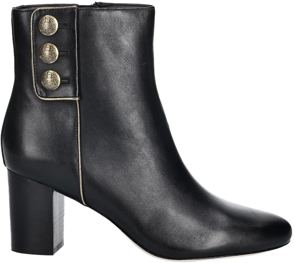 Ralph Lauren Boots Blackantique Gold Goud