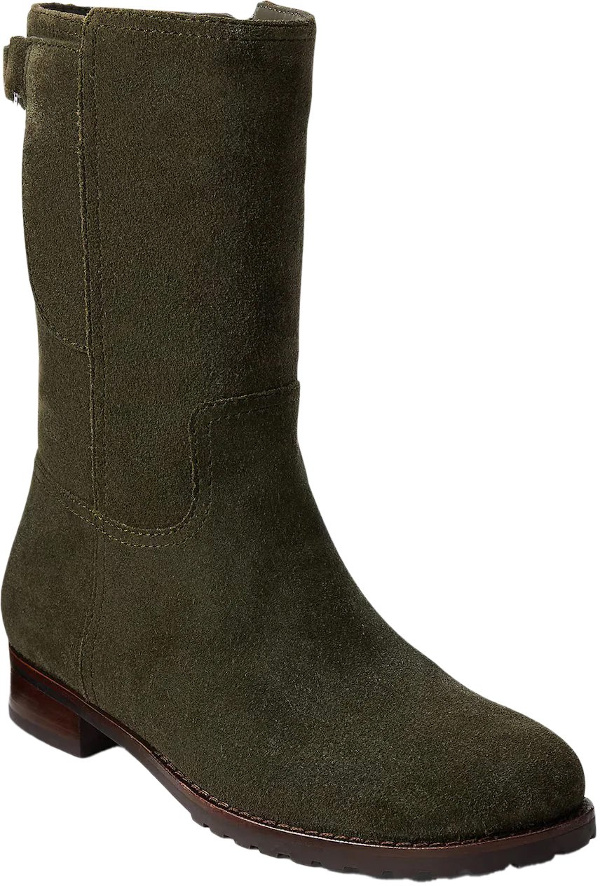 Ralph Lauren Boots Dark Olive Groen