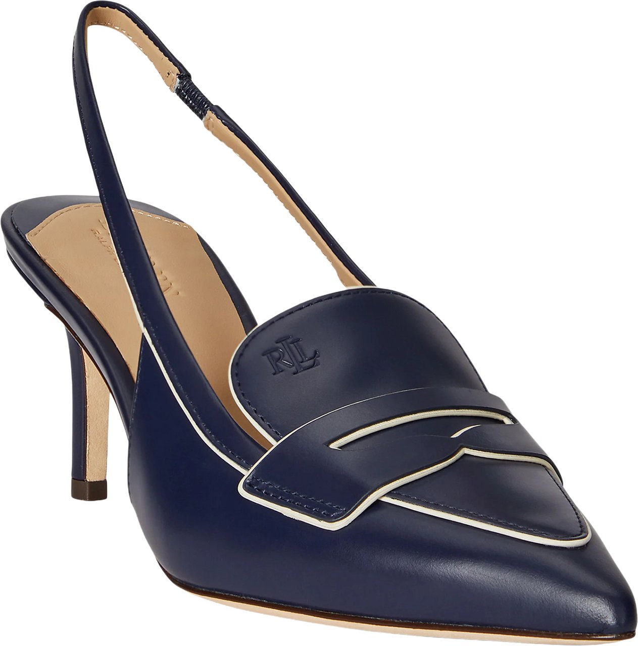 Ralph Lauren With Heel Sand Navy