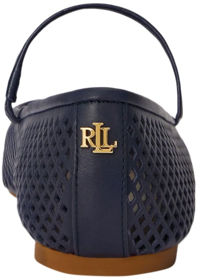 Ralph Lauren Flat Shoes Blue Blauw
