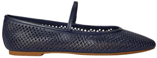 Ralph Lauren Flat Shoes Blue Blauw