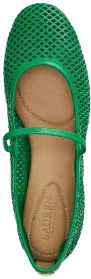 Ralph Lauren Flat Shoes Verde Groen
