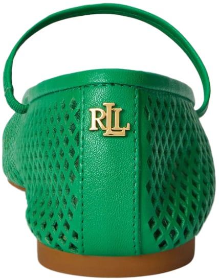 Ralph Lauren Flat Shoes Verde Groen