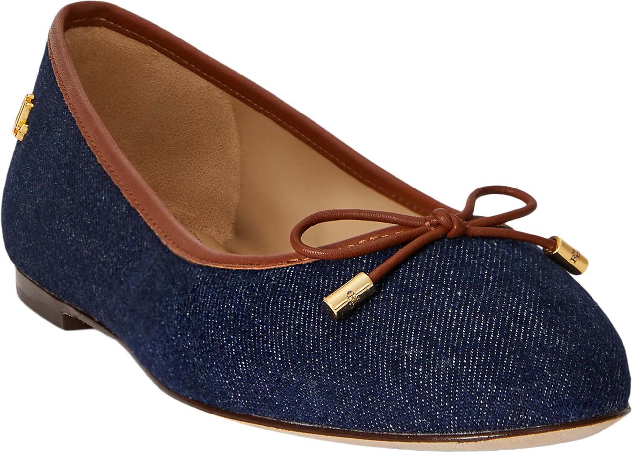 Ralph Lauren Flat Shoes Blue Navy