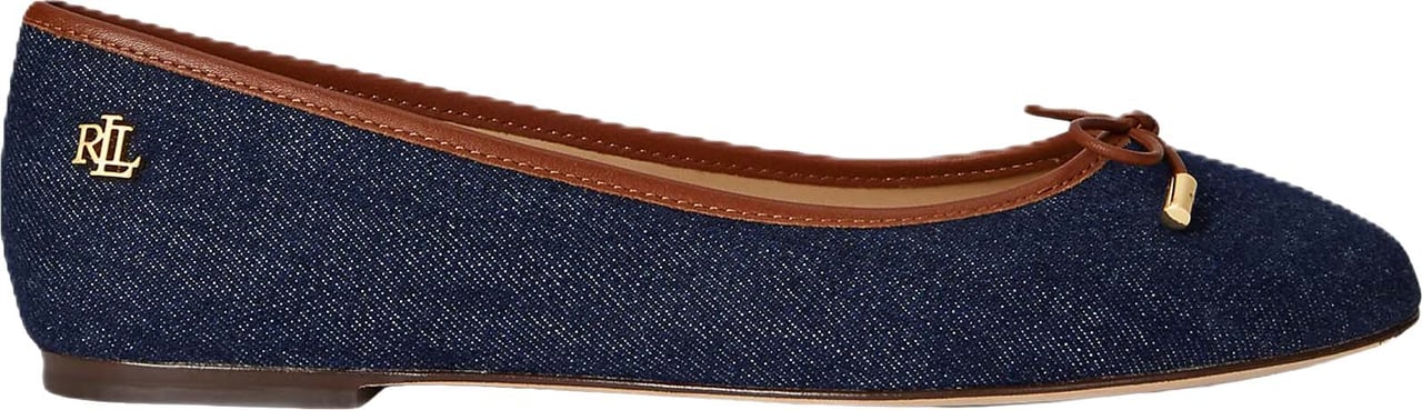Ralph Lauren Flat Shoes Blue Navy