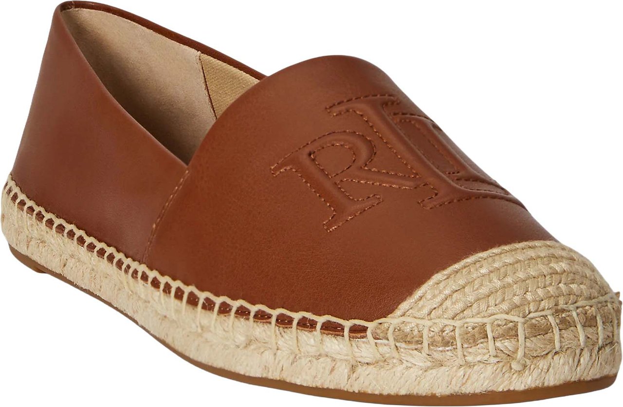 Ralph Lauren Flat Shoes Brown Beige