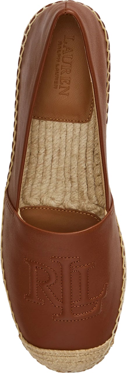 Ralph Lauren Flat Shoes Brown Beige