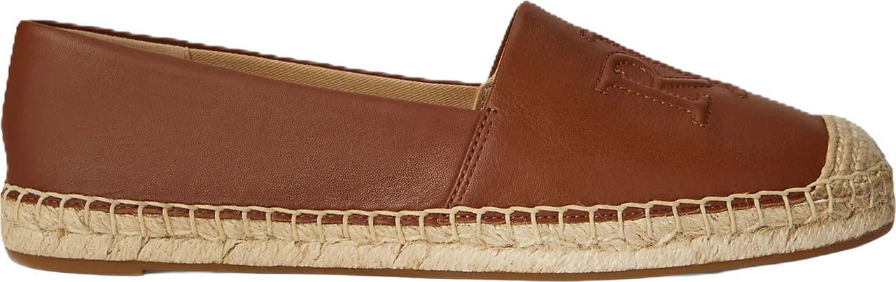 Ralph Lauren Flat Shoes Brown Beige