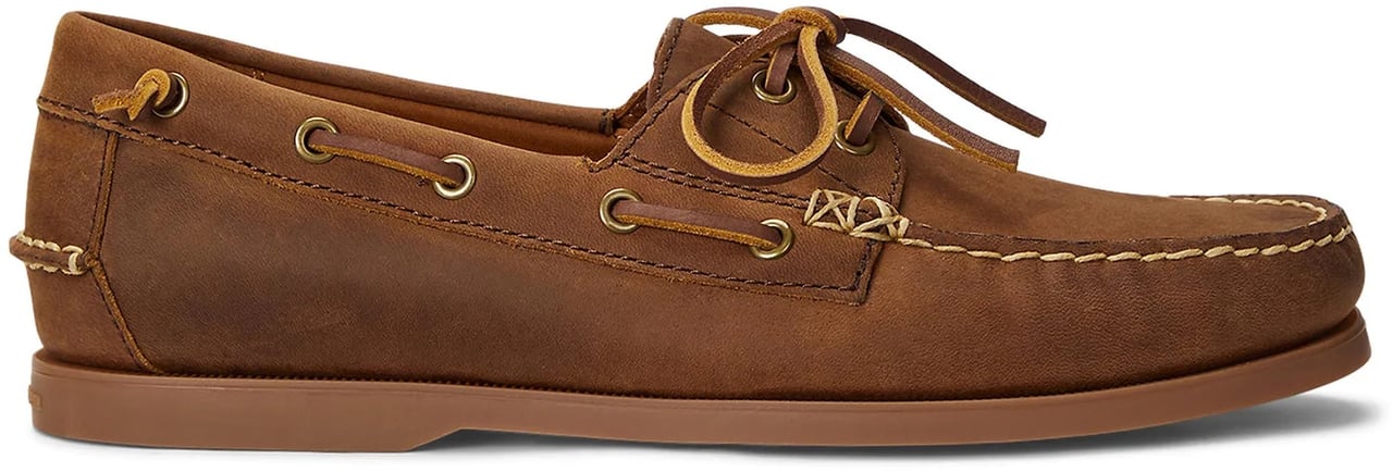 Ralph Lauren Flat Shoes Saddle Bruin