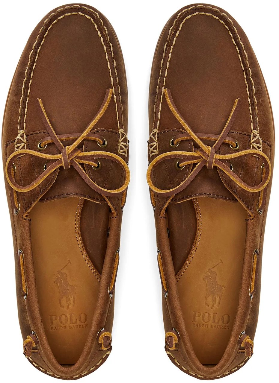 Ralph Lauren Flat Shoes Saddle Bruin