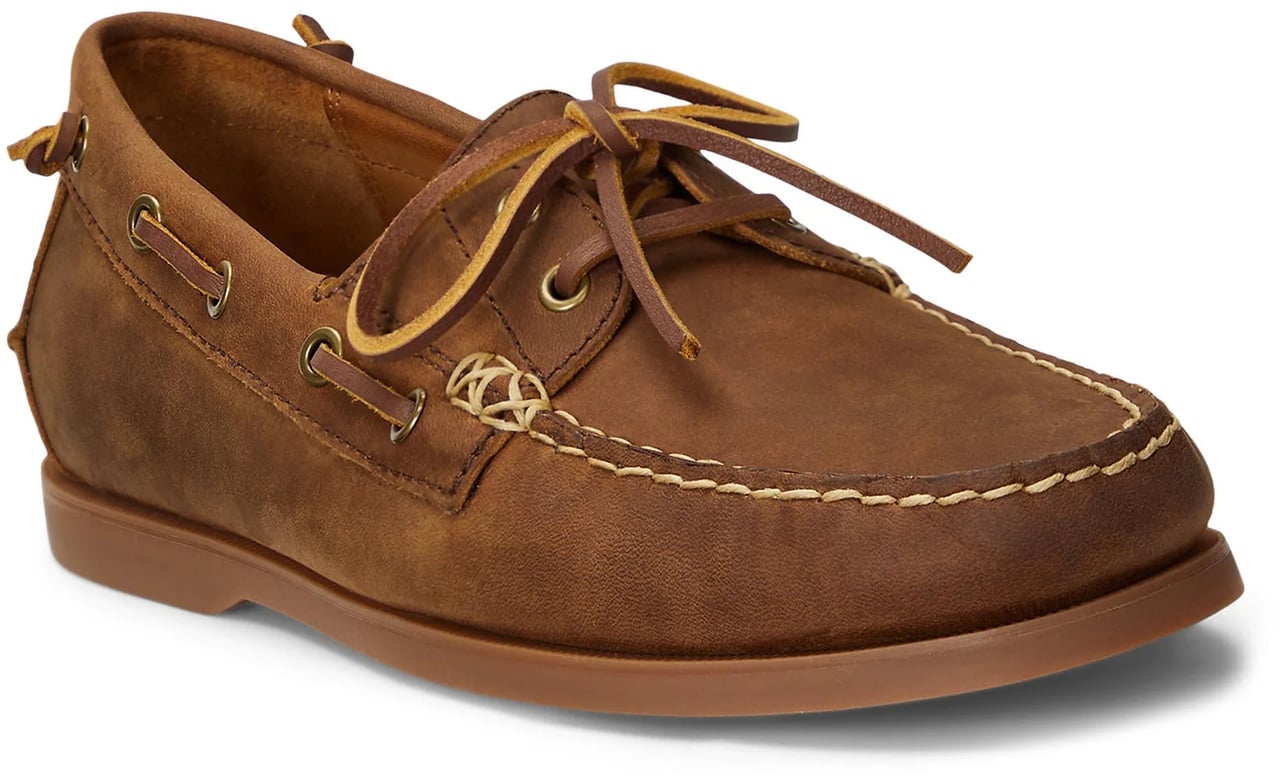 Ralph Lauren Flat Shoes Saddle Bruin