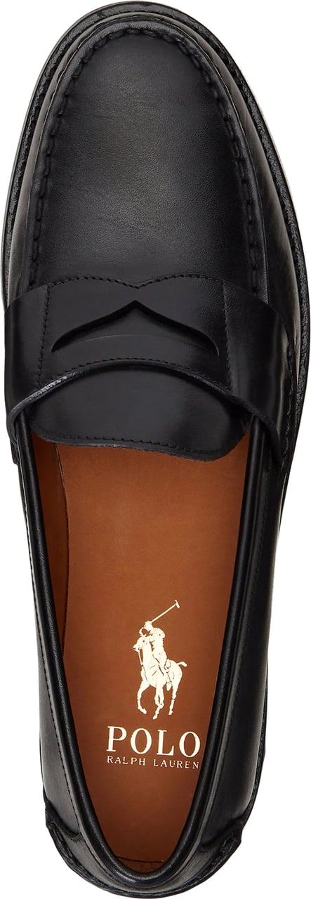 Ralph Lauren Flat Shoes Black Zwart