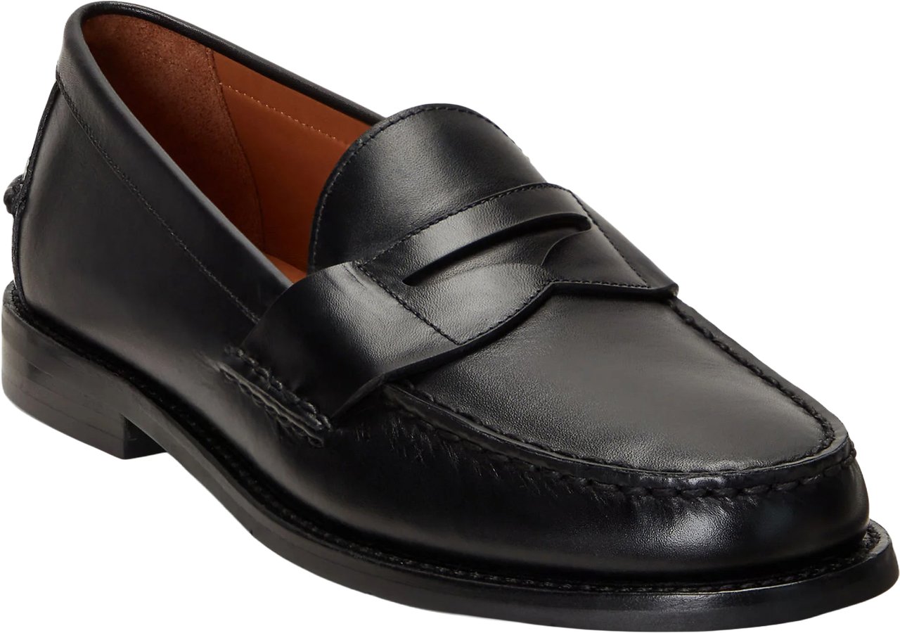 Ralph Lauren Flat Shoes Black Zwart