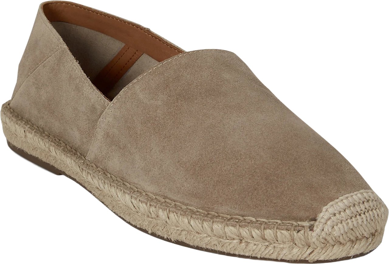 Ralph Lauren Flat Shoes Brown Taupe